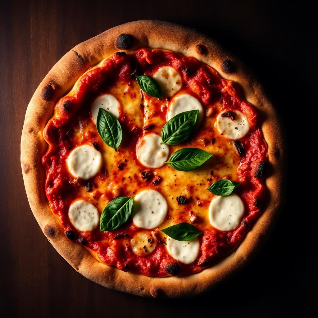 Wood-fired pizza